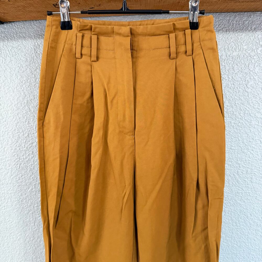 Elizabeth and James Paper Bag Trouser Pants Brown Size 4 - Picture 3 of 7